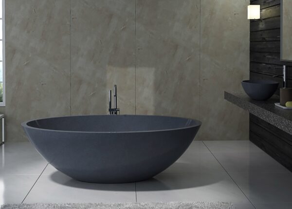 PIETRA BIANCA MADDISON FREESTANDING BATH 1800 - Designer Bathrooms Plus