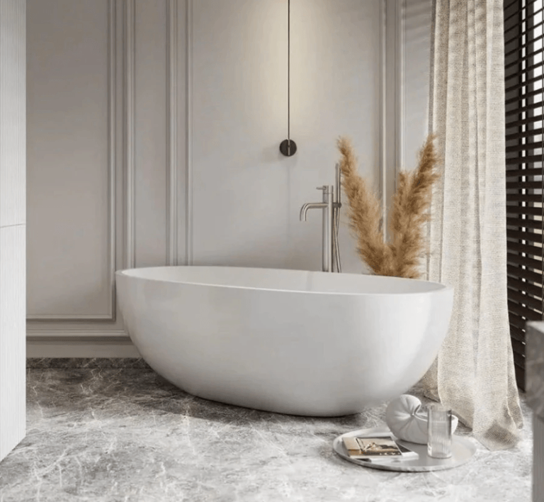 Egg 1400mm Freestanding Bath - Designer Bathrooms Plus